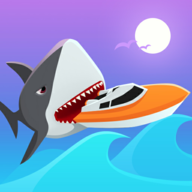 Surfer vs Shark