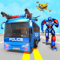 警车机器人游戏