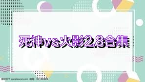 死神vs火影2.8合集