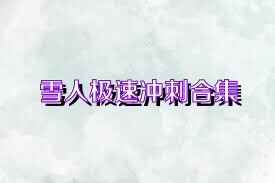 雪人极速冲刺合集
