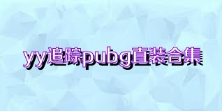 yy追踪pubg直装合集