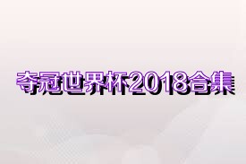 夺冠世界杯2018合集