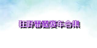 狂野雷霆赛车合集