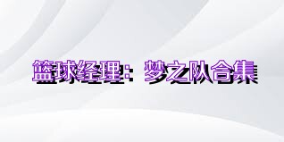 篮球经理：梦之队合集