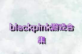 blackpink游戏合集