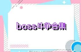 boss斗争合集