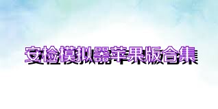 安检模拟器苹果版合集