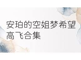 安珀的空姐梦希望高飞合集